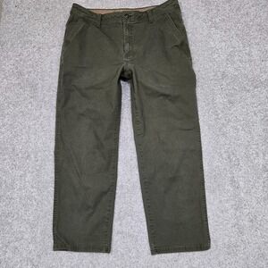 Legendary Outfitters Pants mens 36x29 Green Stretch Canvas jeans